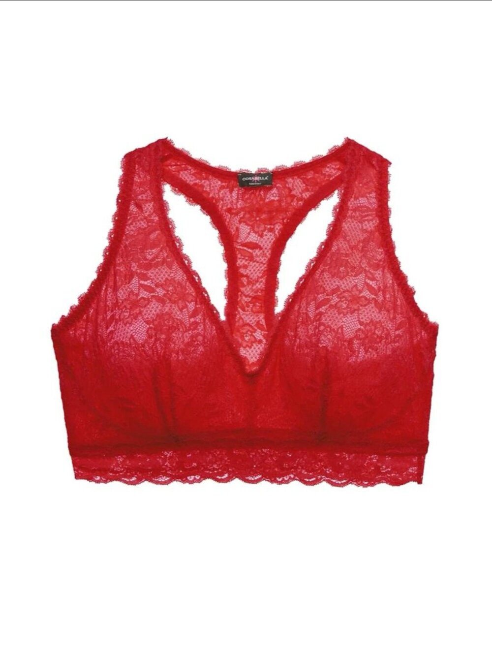Cosabella Never Say Never SUPER CURVY Racerback Bralette S Mystic Red NWT - Picture 10 of 10
